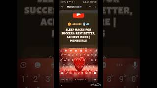 Sleep Hacks For Success Rest BetterAchive More  Memefi video code [upl. by Annohsak]