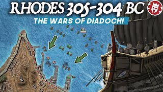 Siege of Rhodes  Diadochi Wars  Ancient History DOCUMENTARY [upl. by Fihsak]