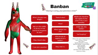 Garten of Banban 7 SOUNDBOARD VOICE LINES Part 2  Garten of Banban 7 All Characters [upl. by Arotak660]