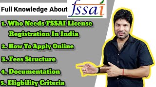 Why Need FSSAI License  Who Needs FSSAI License  Apply Online FSSAI Food License [upl. by Abrahan707]