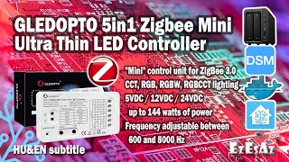 Gledopto GLC002P Zigbee Mini LED controller integration Legrand Home  Control and Home Assistant [upl. by Ryhpez138]