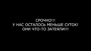 СРОЧНО У НАС ОСТАЛОСЬ МЕНЬШЕ СУТОК ОНИ ЧТО ТО ЗАТЕЯЛИ [upl. by Freida]