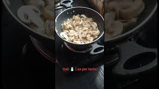 Easy and Delicious Butter Garlic Mushroom 🍄food cooking recipe easyrecipe mushroom [upl. by Adraynek]