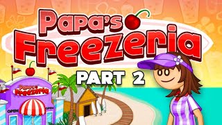 Papas Freezeria  Part 2 Gameplay Day 3 to 4 [upl. by Yrffej]