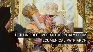 As It Happened Ukraine Receives Autocephaly from Ecumenical Patriarch [upl. by Ahsinhoj]