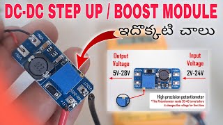 How to use DC to DC step up boost module  MT 3608 DCDC Step Up Module  Unboxing  GODUGU KALYAN [upl. by Bussy]