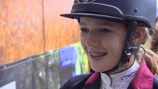 Showjumping  Charlotte Ash SCOPE 2014 [upl. by Aiclid]