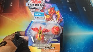 NEW BAKUGAN EVOLUTIONS WALMART EXCLUSIVE DRAGONOID BRAWLER PACK UNBOXING [upl. by Halil]