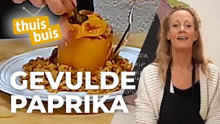 Gevulde paprika  ThuisKoken [upl. by Yoc616]