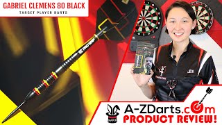 Gabriel Clemens Black 80 Tungsten Darts  Product Review  Jen Mounts [upl. by Veronike]