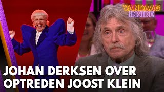 Johan Derksen reageert op Songfestivaloptreden Joost Klein Weerzinwekkend  VANDAAG INSIDE [upl. by Rabassa]