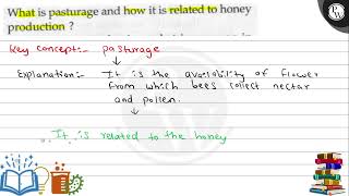 What is pasturage and how it is related to honey production [upl. by Berni]