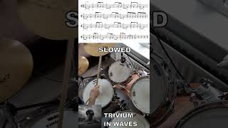 Trivium  In Waves  Drum Beat with sheet music [upl. by Hastie893]