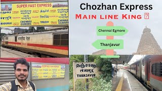 CHOLAN EXPRESS TRAVEL VLOG Main Line King  Chennai to Thanjavur  prakash wonderland [upl. by Irihs]