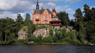 Sweden Lake Åmänningen CASTLE Tour  King Norberg Zetterström CASTLE [upl. by Ylrehc]