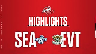 Seattle Thunderbirds at Everett Silvertips 217  WHL Highlights 202324 [upl. by Mareah]