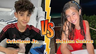 Cristiano Ronaldo Jr CR7s Son VS Delfina Suárez Luis Suárezs Daughter Transformation ★ 2023 [upl. by Airrej]