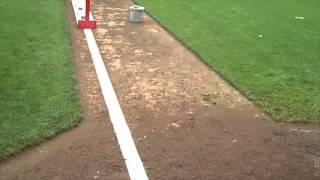 Chalking Foul Lines [upl. by Seebeck]