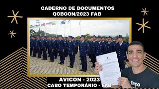 🔥CABO Temporário da AERONÁUTICA – QCBCon 2023  ENTREGA DE DOCUMENTOS FABAVICON  DICAS [upl. by Blakelee566]