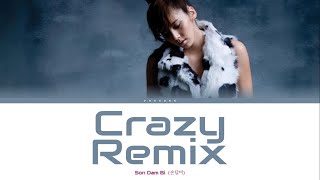 Son Dam Bi  Crazy 미쳤어 Remix Club Hiphop Ver  Color Coded Lyrics EngRomHan가사 [upl. by Yeslehc]