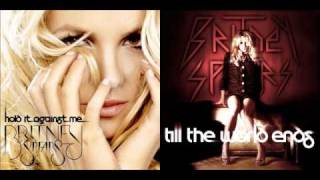 Britney Spears  Till The World Ends vs Hold It Against Me MashUp [upl. by Hsiwhem]