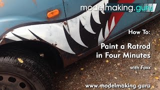 HOW TO Paint a Rat Rod in Four Minutes [upl. by Mart]