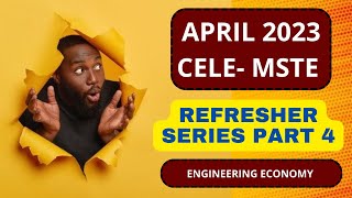 APRIL 2023 Civil Engineering Board Exam  REFRESHER SERIES   MSTE PART 4  civilengineer [upl. by Susy971]