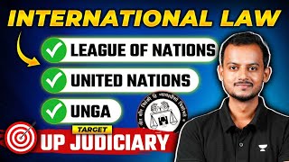 International Law for UP Judiciary Exam  UPPCS J Preparation  Pranjal Singh [upl. by Killy]