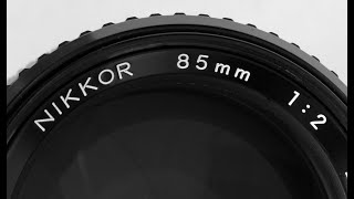 Nikkor AI 85mm f2 Review [upl. by Nomyar329]