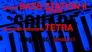 Novation Bass Station II vs TETRAMopHo Dave Smith Instruments [upl. by Faydra]