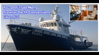 Is This The BEST Trawler Yacht Conversion Out There [upl. by Lytsirk]