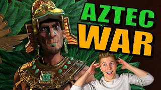 War for Egypt  Civilization 6 Aztec Gameplay Civ 6 Let’s Play Strategy  Part 15 [upl. by Alyacim777]