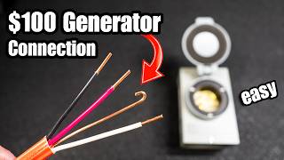 Cheap amp Easy Way to Connect a Generator to Your House  Legal Too [upl. by Ilah305]