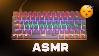 no talking ASMR Blue Switches Keyboard Sounds Clicky😴💤 [upl. by Sucul429]