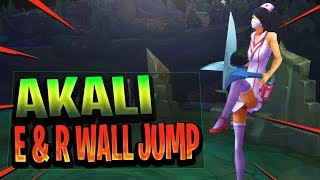 NEW AKALI EampR WALL JUMPING [upl. by Crissy]