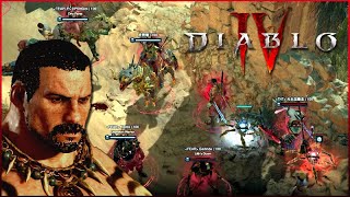 OP Barb zerstört Elite PvP Spieler Diablo 4 PvP Highlights [upl. by Sueaddaht]