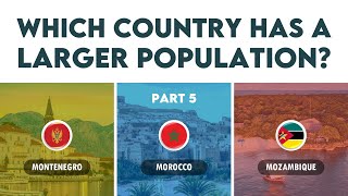 Which country has a larger population Part 5 countrycomparison [upl. by Noleta294]