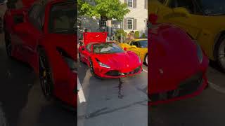 Putting the roof down 😎 automobile ferrari carshow [upl. by Florio]