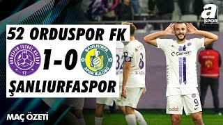 52 Orduspor FK 10 Şanlıurfaspor MAÇ ÖZETİ  Ziraat Türkiye Kupası 3 Tur Maçı  30102024 [upl. by Enytnoel487]