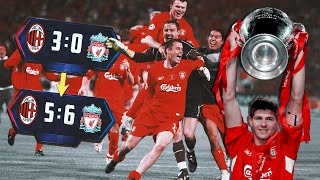 When Liverpool shocked Ac Milan with an Epic Comeback in the Champions League Final [upl. by Ynahteb]