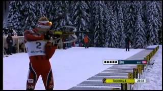 Johannes Thingnes Boe  Incredible fast standing shooting [upl. by Horsey]