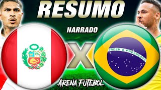 BRASIL 1x0 PERU Eliminatórias da Copa [upl. by Tnilk319]