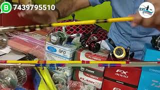 indian reel amp rod490₹fishing reel 200₹ fishing charaifishing rodfishing reel fishing line [upl. by Tandi459]