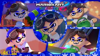 Mario Kart 8 Deluxe DLC ⁴ᴷ Waves 1  6 200cc 3Star Rank Inkling Boy gameplay [upl. by Vola344]