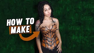 DIY Female Leather Breastplate  Prince Armory Fantasy Armor [upl. by Derfla]