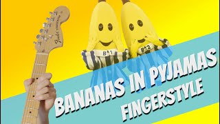 Bananas in Pyjamas  Theme Song  Electric Fingerstyle Solo Guitar Arrangement [upl. by Euqinamod228]