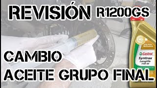 Revision R1200GS Cambio aceite Grupo Final [upl. by Annahsed330]