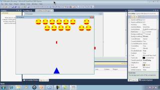 Visual Basic Express 2010 Tutorial 32 EZInvaders Part 1 Simple Video Game Programming [upl. by Putnam]