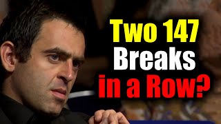 Can Ronnie OSullivan Make TWO 147 Breaks in a Row [upl. by Naicad737]