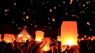 Yi Peng Festival CHiang Mai Thailand 2013 [upl. by Mairhpe]